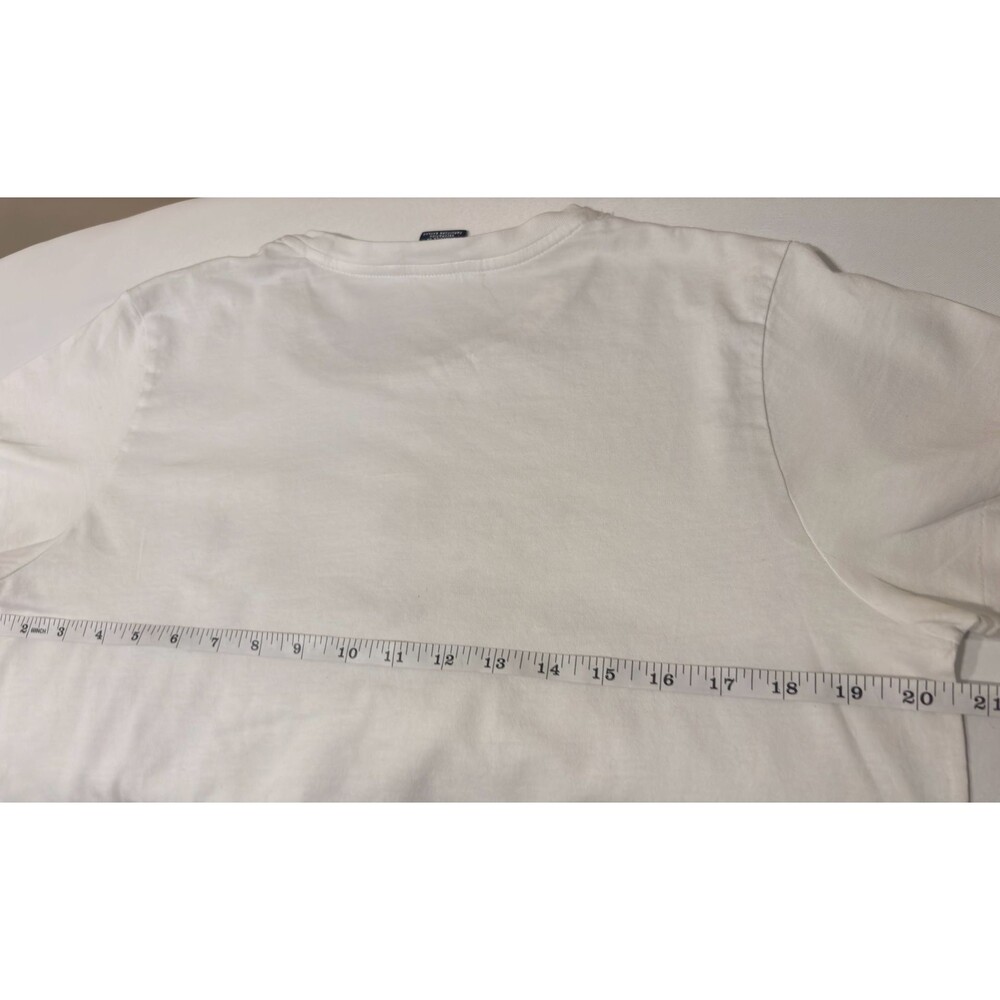VINTAGE POLO RALPH LAUREN WHITE POCKET TEE SHIRT 1990S xl - Picture 8 of 12